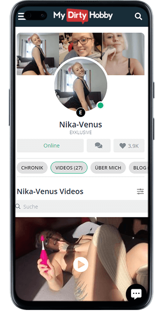 Nika Venus bei MyDirtyHobby